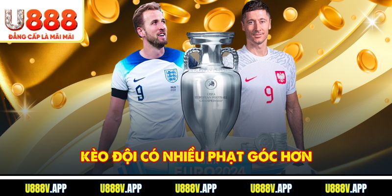 Kèo đội có nhiều phạt góc hơn