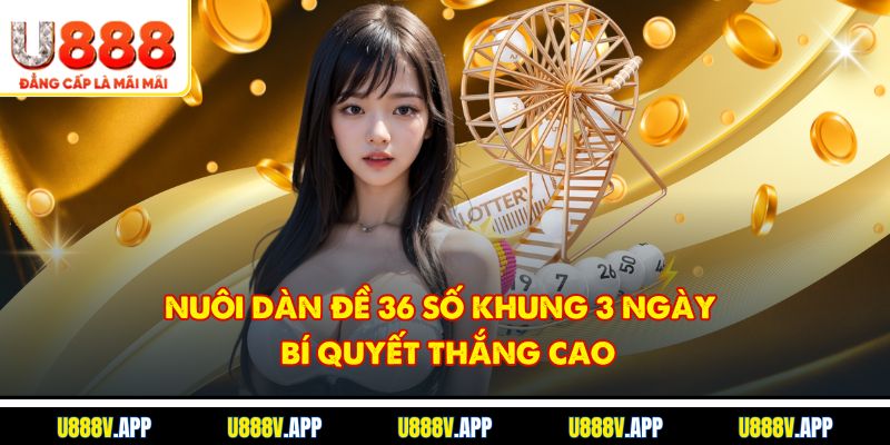 Nuôi Dàn Đề 36 Số Khung 3 Ngày - Bí Quyết Thắng Cao